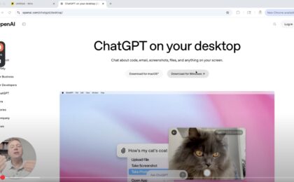 ChatGPT Desktop Voice Live AI Coworker Help Desk