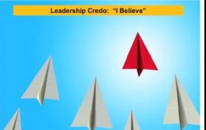 The Power of the Leadership Credo