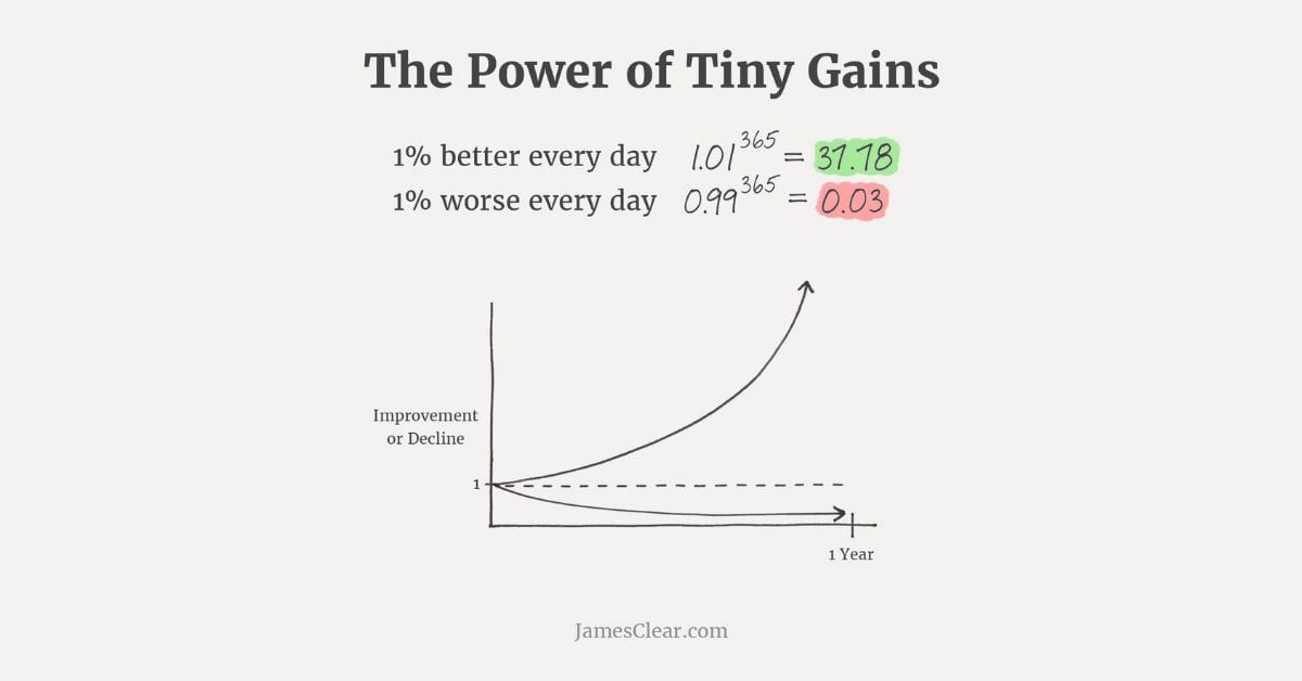 Image result for the power of tiny gains