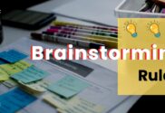 Brainstorming rules for brainstorming sessions