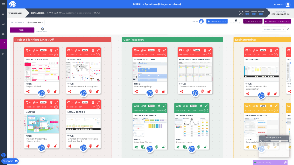 Sprint Mural Examples The Facilitator’s Secret Weapon: Sprintbase + Mural | Guest Article