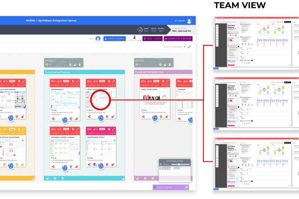 Sprintbase with Mural