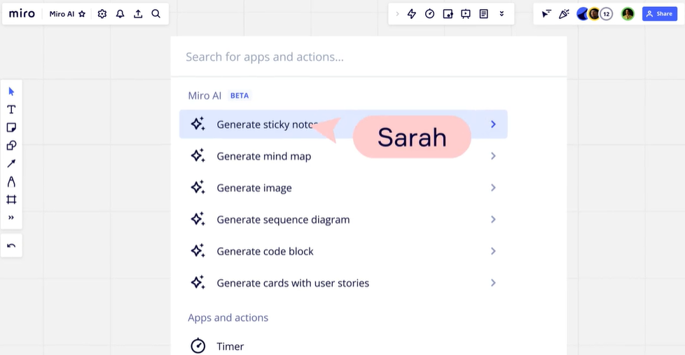 Learn about Miro's new AI tool.