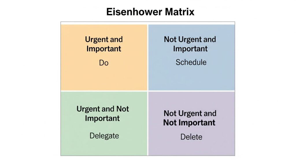 Eisenhower Time Management Matrix