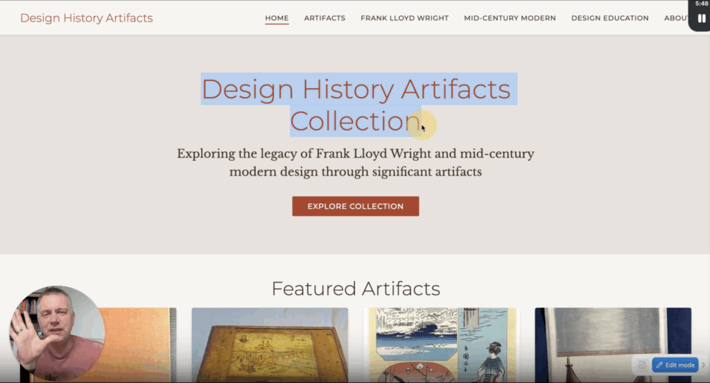 Manus Demo to build a website and research with AI agent