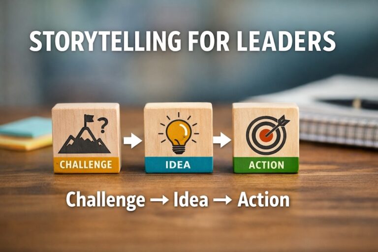Storytelling Model for Leaders, Innovators, Pitches