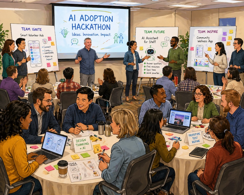 AI Hackathon for AI Apoption, Learning, Collaboration