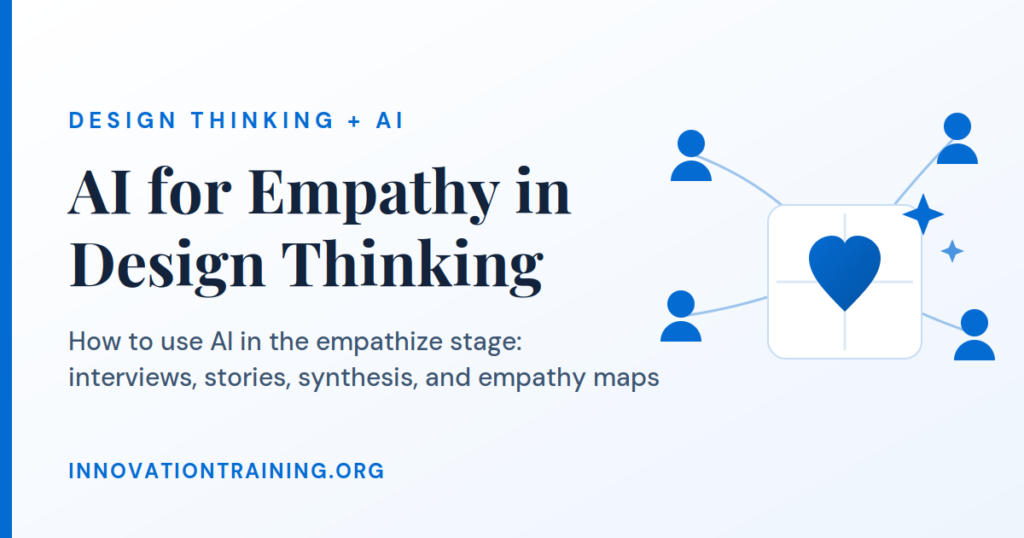 AI Empathy Design Thinking Empathize